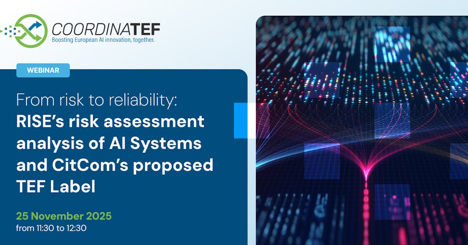  RISE’s Risk Assessment Analysis of AI Systems and CitCom’s proposed TEF Label 