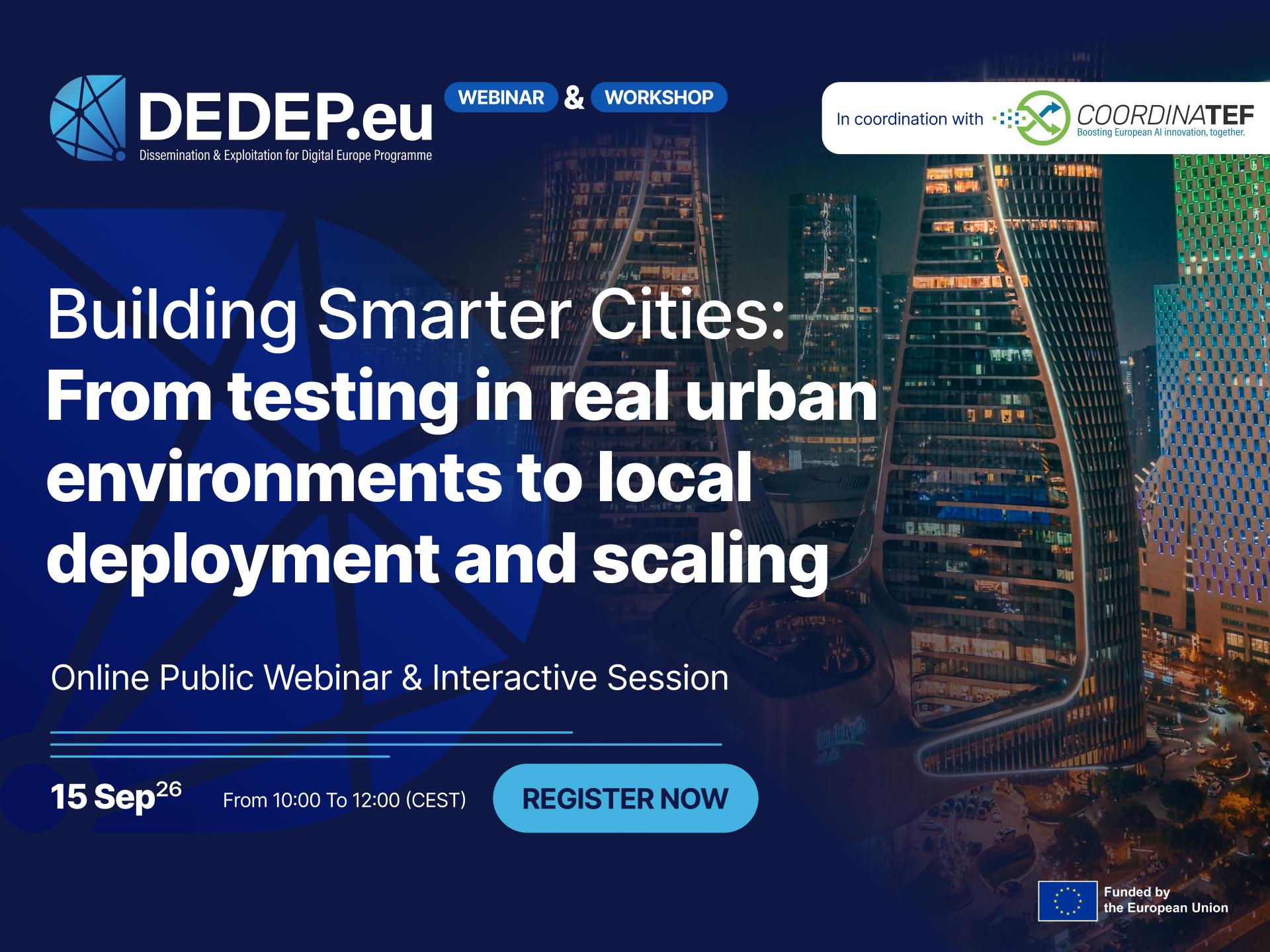 Building Smarter Cities webinar
