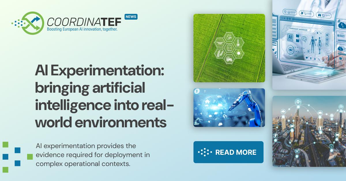 AI Experimentation: bringing artificial intelligence into real-world environments